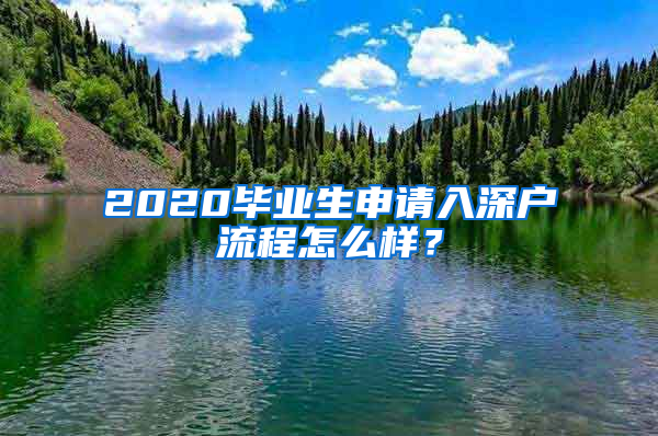 2020畢業(yè)生申請(qǐng)入深戶流程怎么樣？