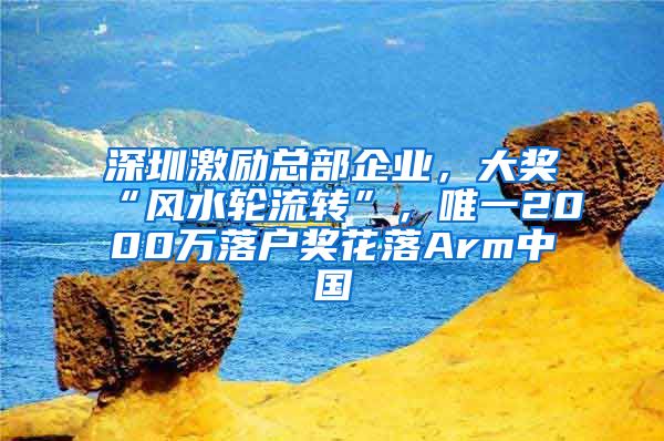 深圳激勵總部企業(yè)，大獎“風(fēng)水輪流轉(zhuǎn)”，唯一2000萬落戶獎花落Arm中國