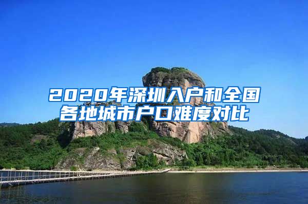 2020年深圳入戶和全國(guó)各地城市戶口難度對(duì)比