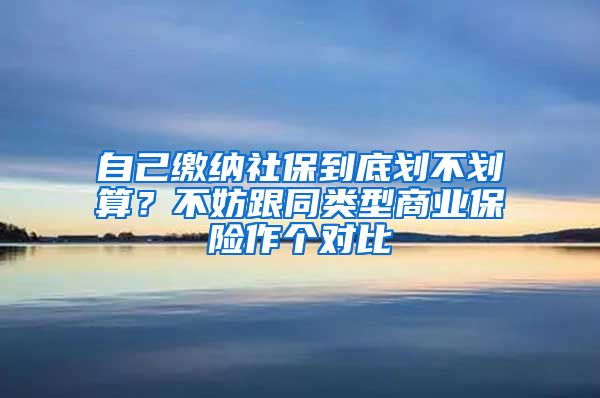 自己繳納社保到底劃不劃算？不妨跟同類(lèi)型商業(yè)保險(xiǎn)作個(gè)對(duì)比