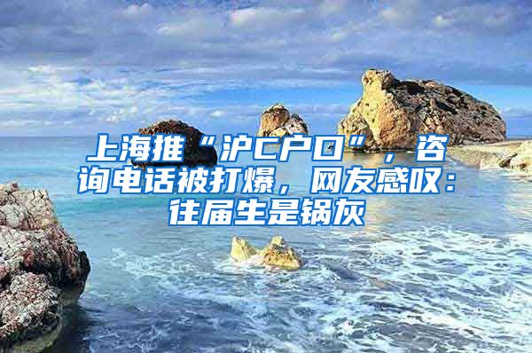 上海推“滬C戶口”，咨詢電話被打爆，網(wǎng)友感嘆：往屆生是鍋灰