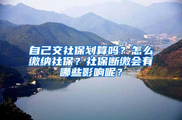 自己交社保劃算嗎？怎么繳納社保？社保斷繳會有哪些影響呢？