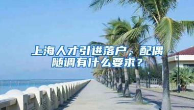 上海人才引進(jìn)落戶，配偶隨調(diào)有什么要求？