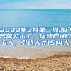 2022年3月第二批落戶名單公示了，居轉(zhuǎn)戶1876人，引進(jìn)人才1514人