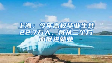 上海：今年高校畢業(yè)生共22.7萬人，將從三個方面促進(jìn)就業(yè)