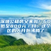 深圳公租房又來啦！60㎡低至800元／月，這個區(qū)的人開始沸騰了