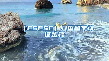 （CSCSE）歸國留學(xué)認(rèn)證步驟