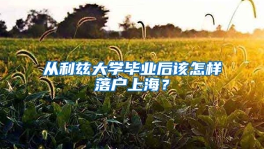 從利茲大學畢業(yè)后該怎樣落戶上海？