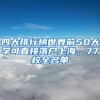 四大排行榜世界前50大學可直接落戶上海，77校全名單