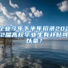 企業(yè)今年下半年招錄2022屆高校畢業(yè)生有補貼可以拿？