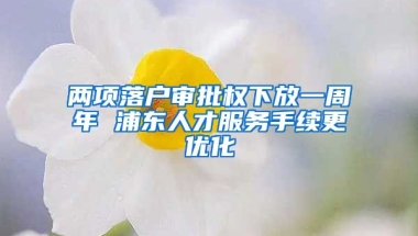 兩項(xiàng)落戶(hù)審批權(quán)下放一周年 浦東人才服務(wù)手續(xù)更優(yōu)化