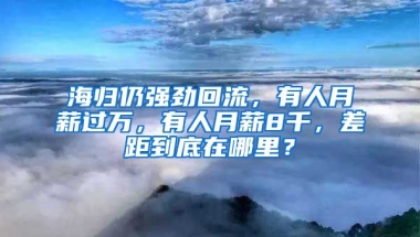 海歸仍強(qiáng)勁回流，有人月薪過(guò)萬(wàn)，有人月薪8千，差距到底在哪里？