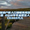 深圳戶籍人口增幅有所放緩 2018年年末常住人口1302萬(wàn)人