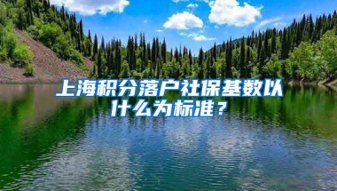 上海積分落戶社?；鶖?shù)以什么為標(biāo)準(zhǔn)？