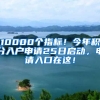 10000個指標(biāo)！今年積分入戶申請25日啟動，申請入口在這！