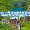 2021年深圳市全新創(chuàng)業(yè)補(bǔ)貼政策內(nèi)容（40萬補(bǔ)貼攻略）