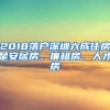 2018落戶深圳六成住房是安居房、廉租房、人才房
